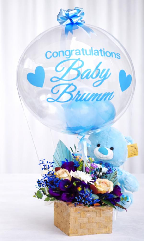Welcome baby hot air balloon