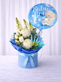 Welcome Baby Arrangement & Balloon 2