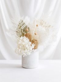 Clear Quartz Dried Arrangement