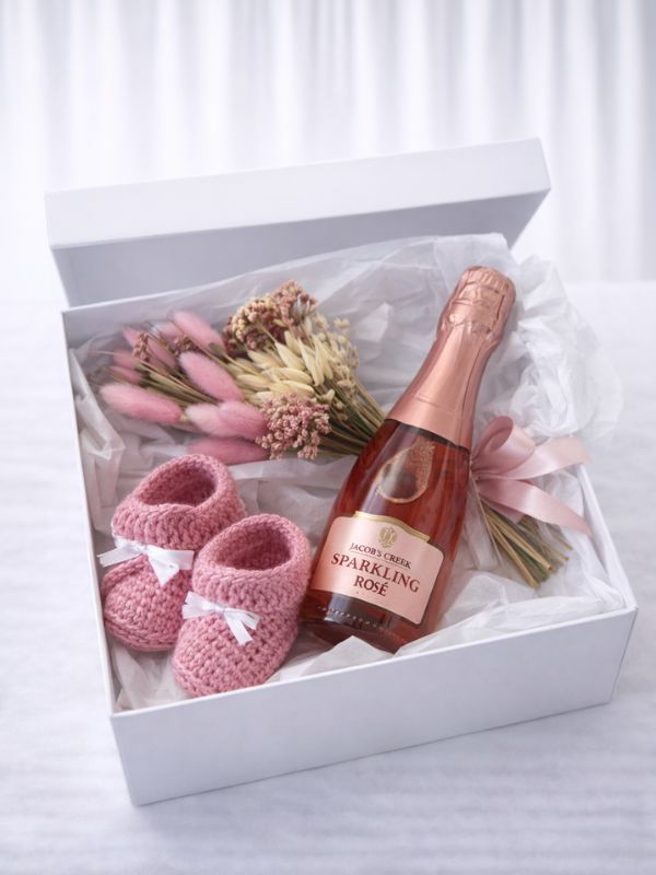 New Baby Mini Hamper + Booties