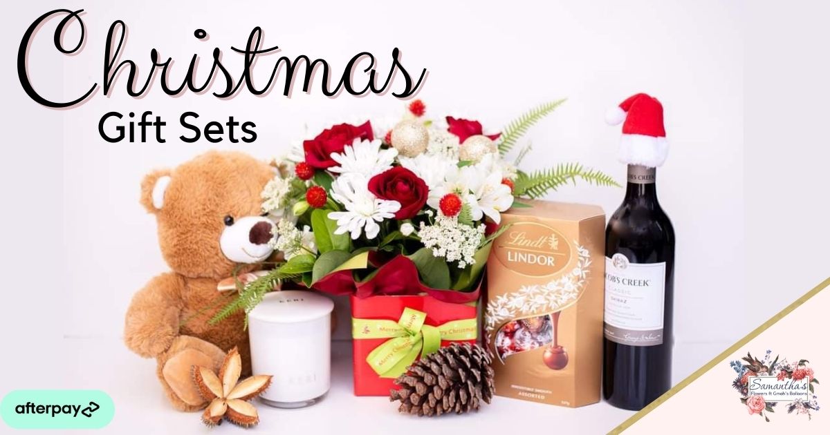 Christmas Gift Set Bundle | Samanthas Flowers ft Gmahs Balloons