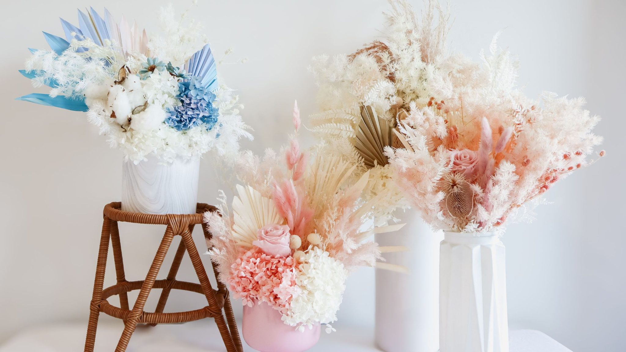 Dried flower bouquets and arrangements by Samantha’s Flowers